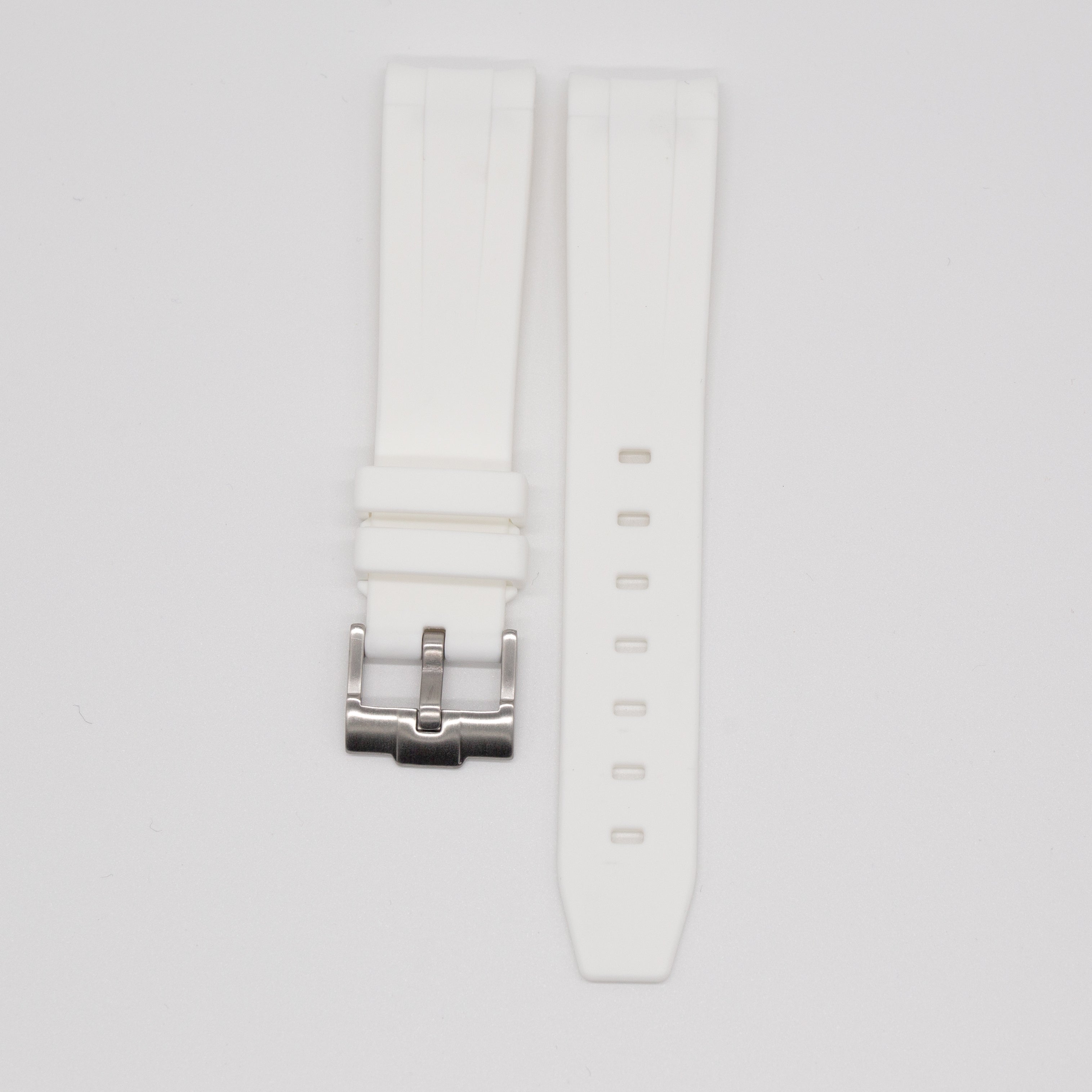MoonSwatch Sleak Luxury Strap White