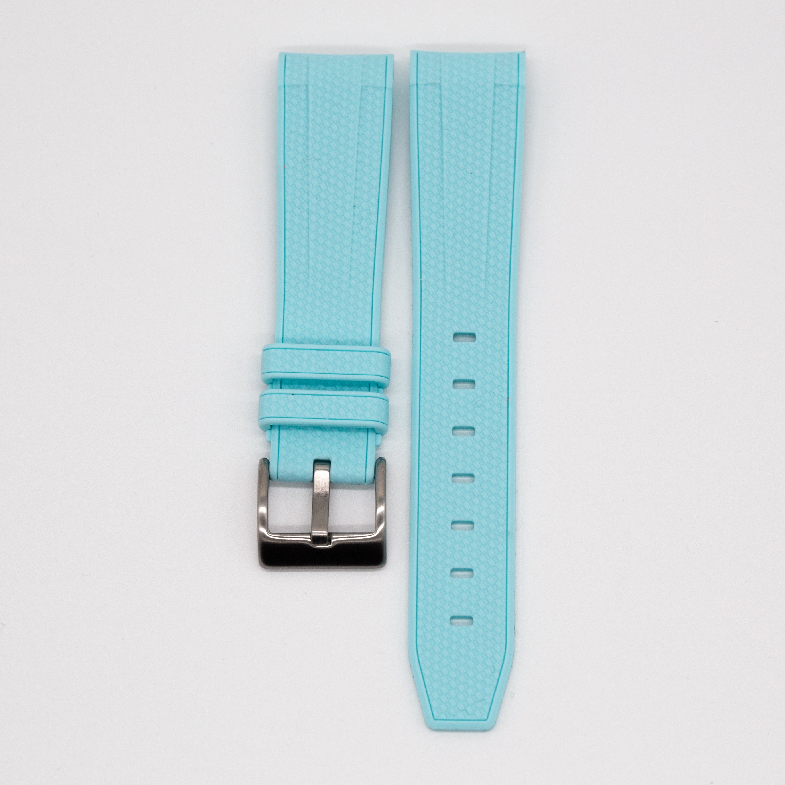 MoonSwatch Knitted Style Strap Light Blue