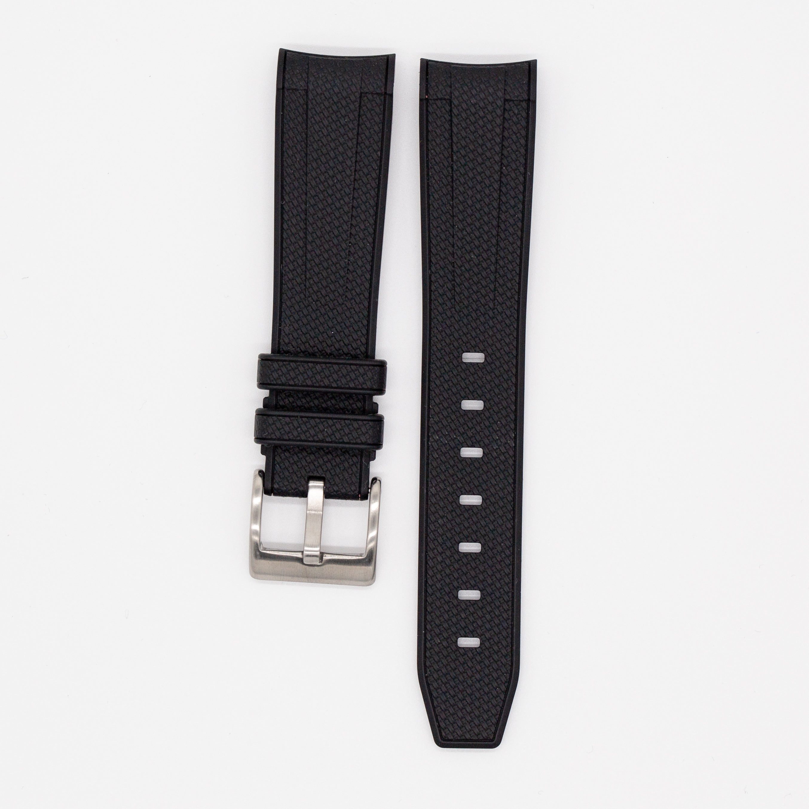 MoonSwatch Knitted Style Strap Black