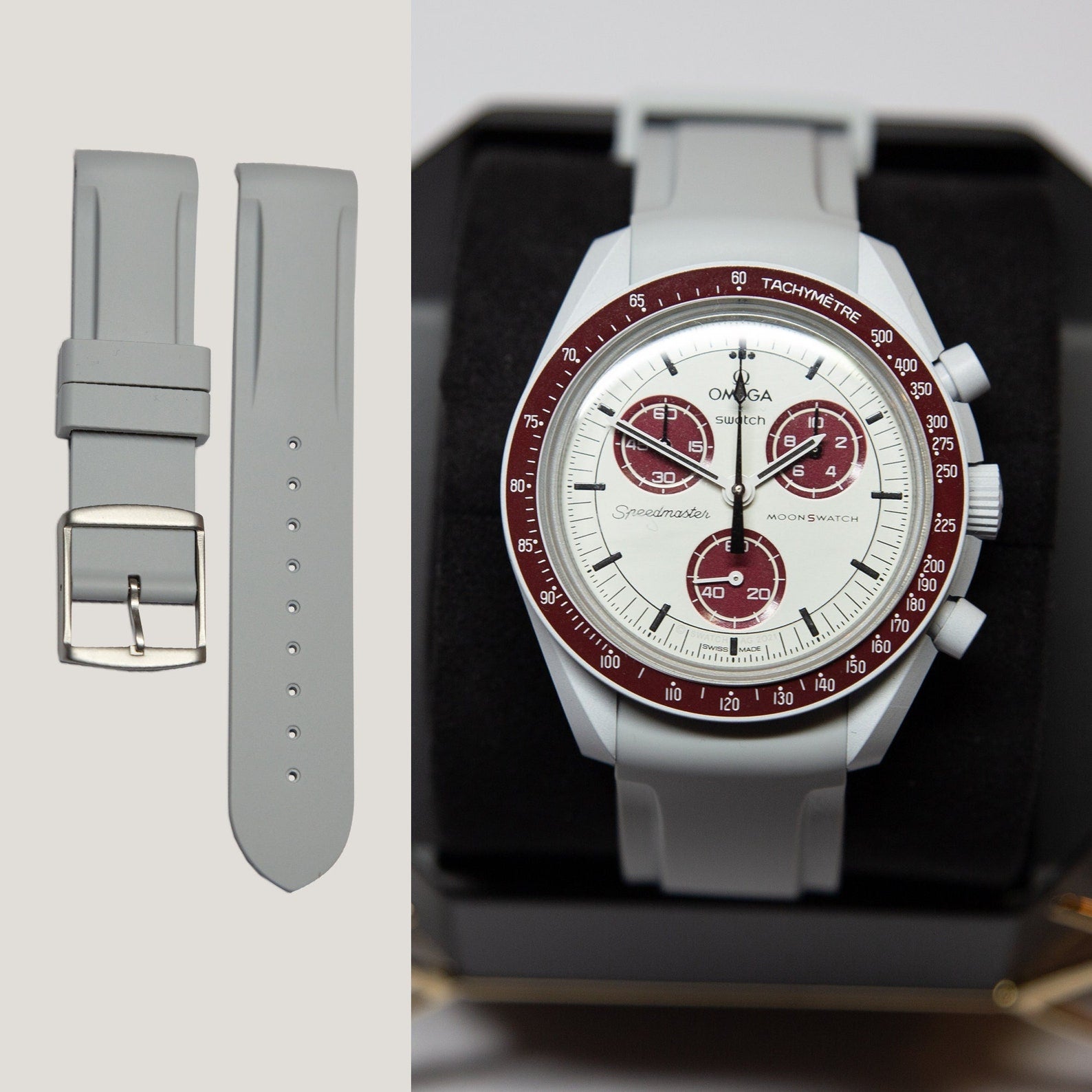 MoonSwatch Classic Strap Light Grey