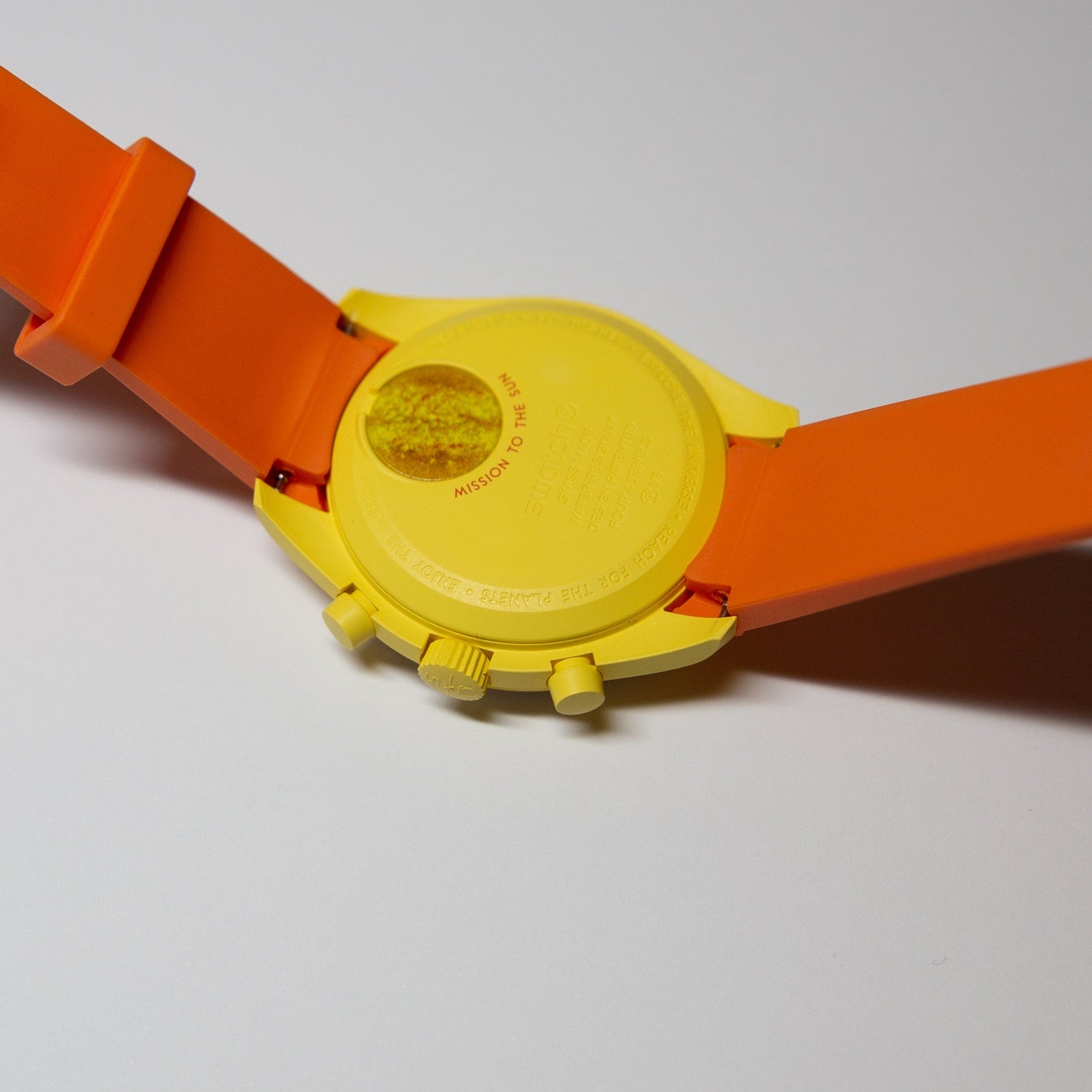 MoonSwatch Luxury Strap Orange