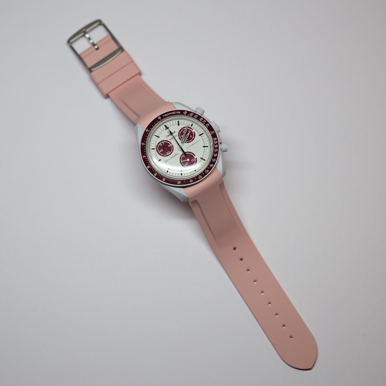 MoonSwatch Classic Strap Light Pink