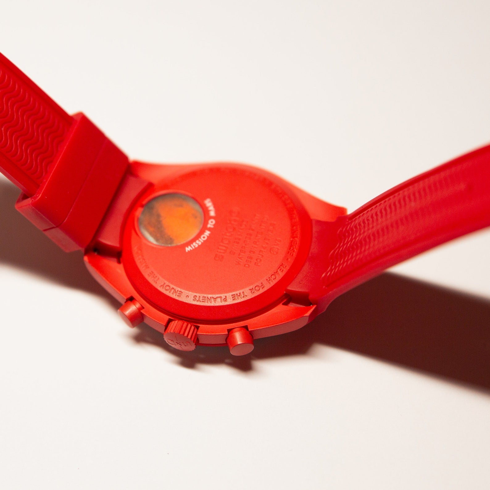 MoonSwatch Classic Strap Red