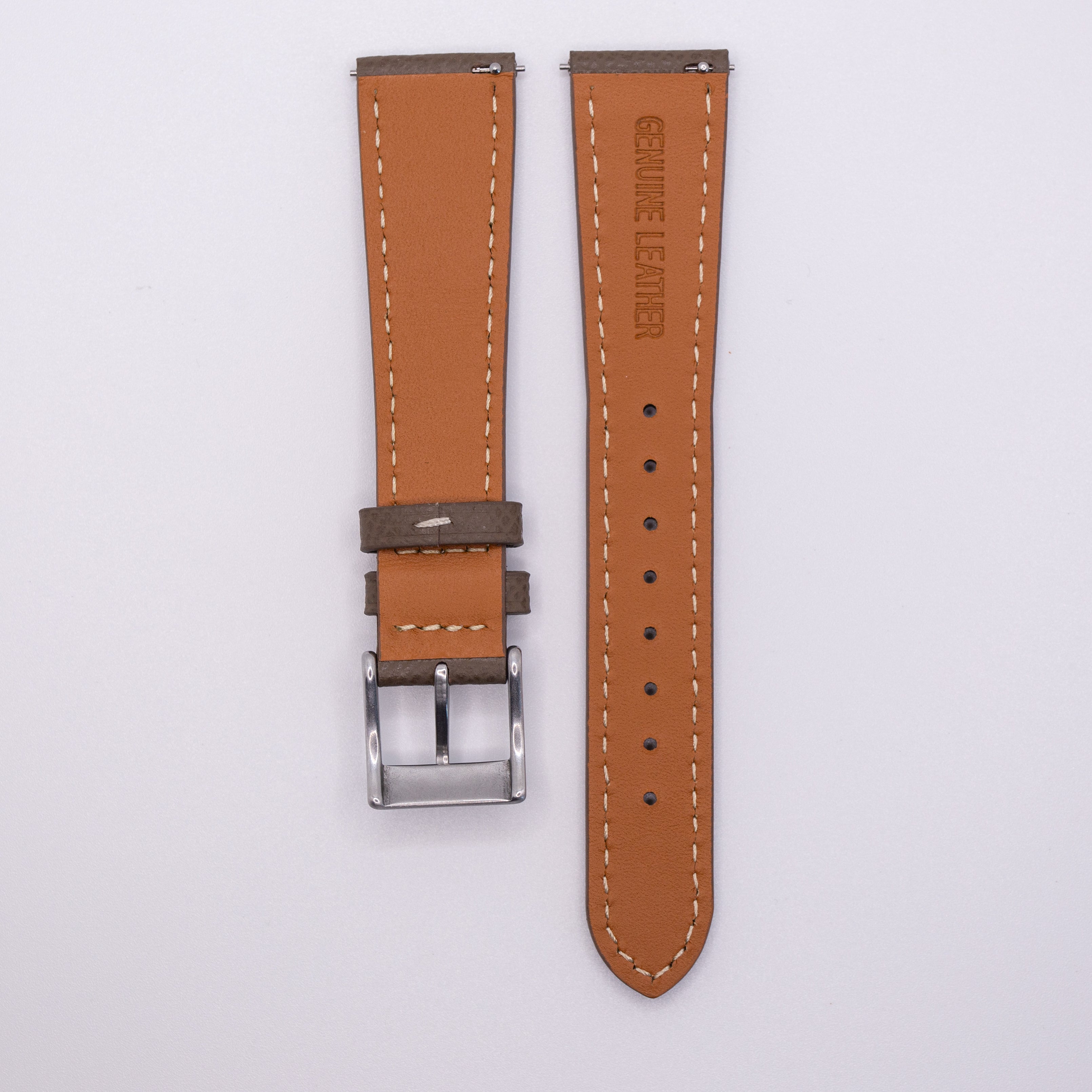 Speedmaster Leather Watch Strap Brown