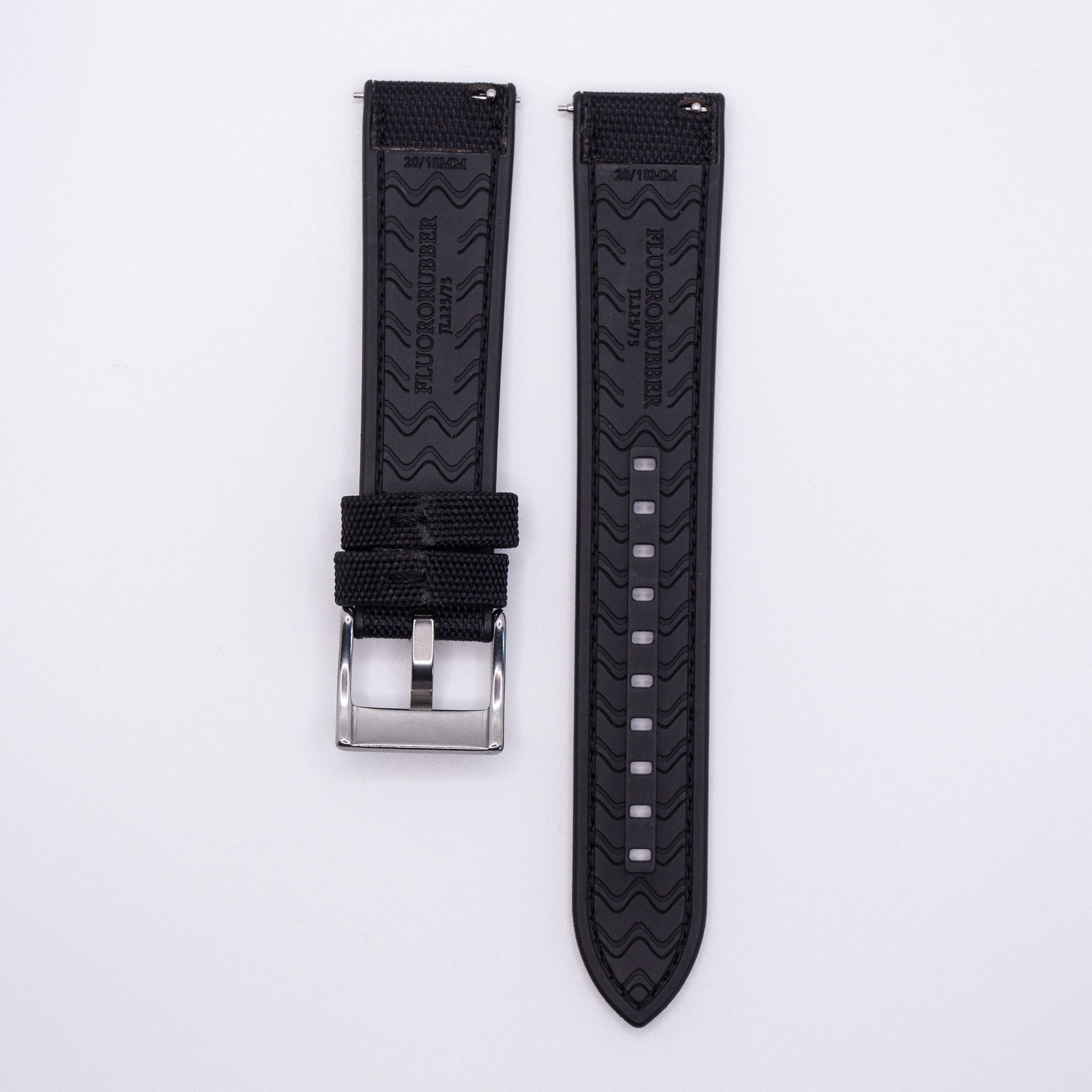 Speedmaster Sailcloth Watch Strap Black