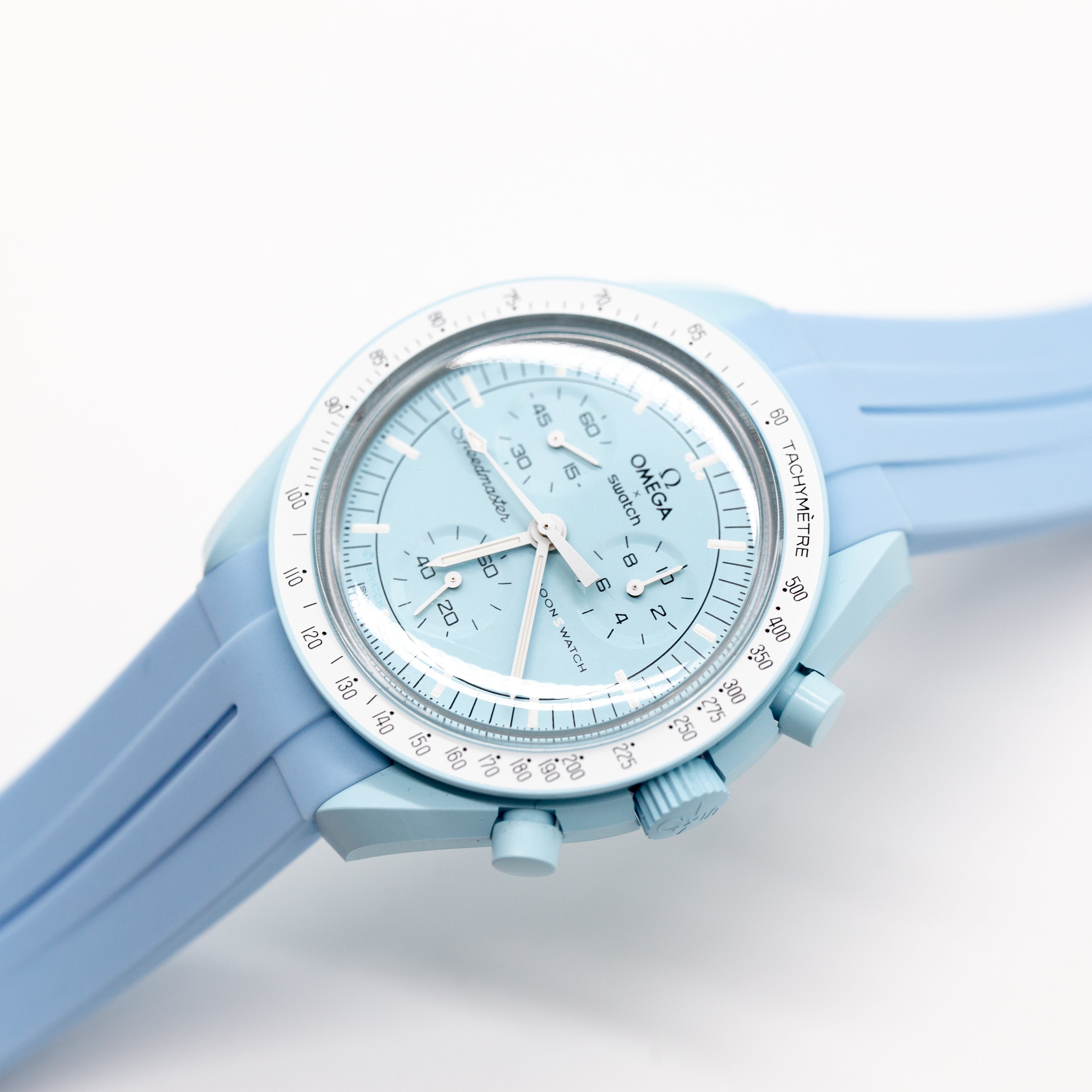 MoonSwatch Luxury Strap Sky Blue