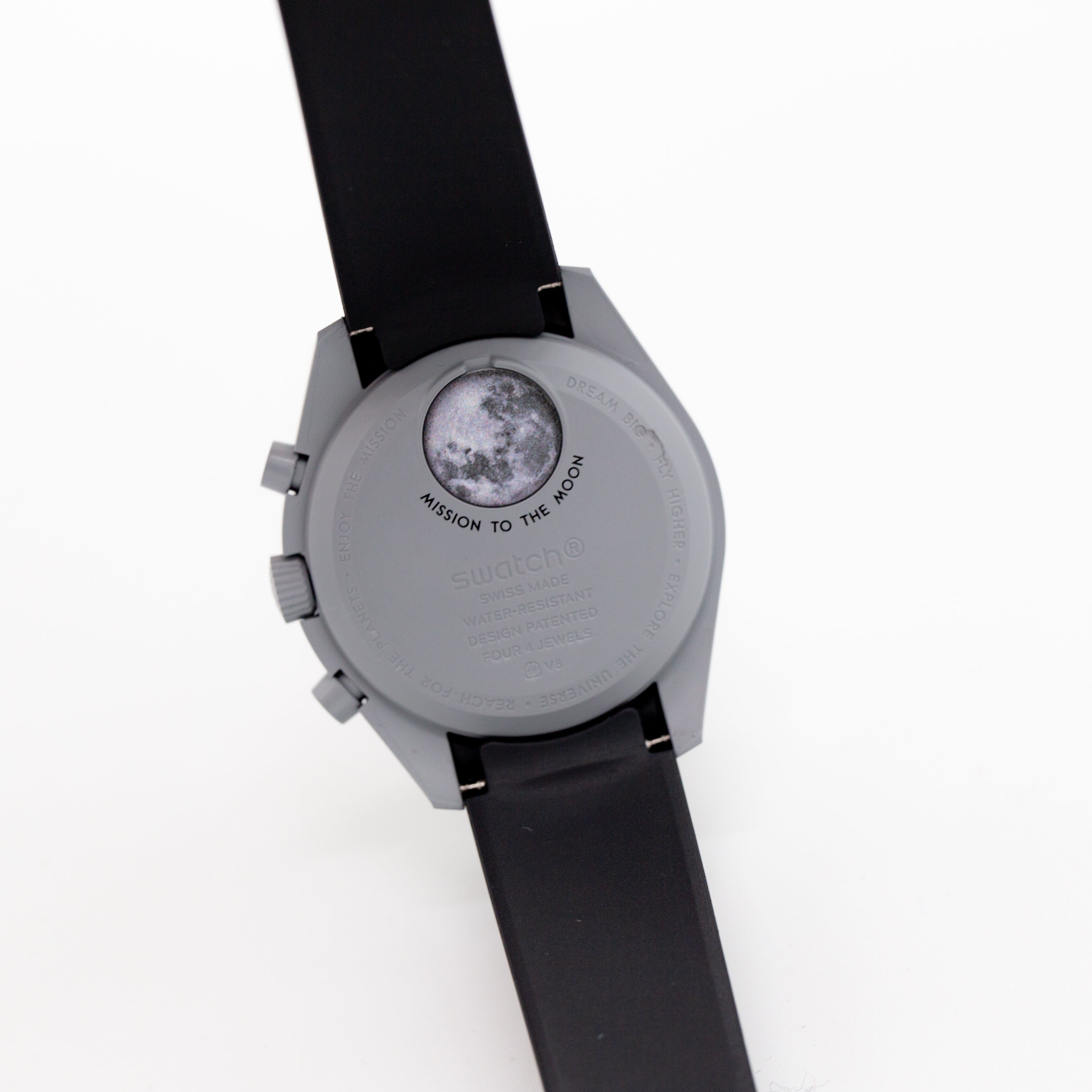 MoonSwatch Sleak Luxury Strap Black