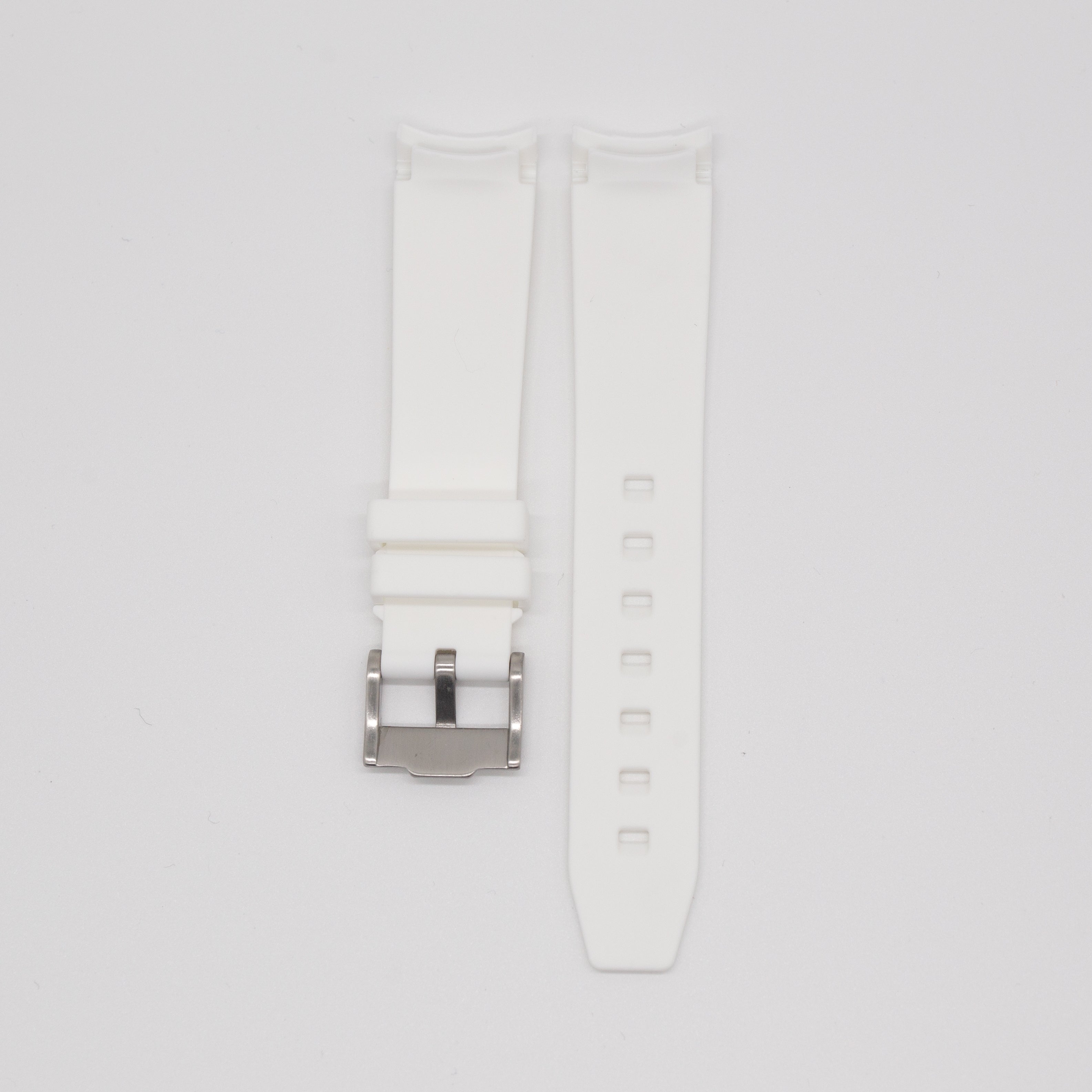 MoonSwatch Sleak Luxury Strap White