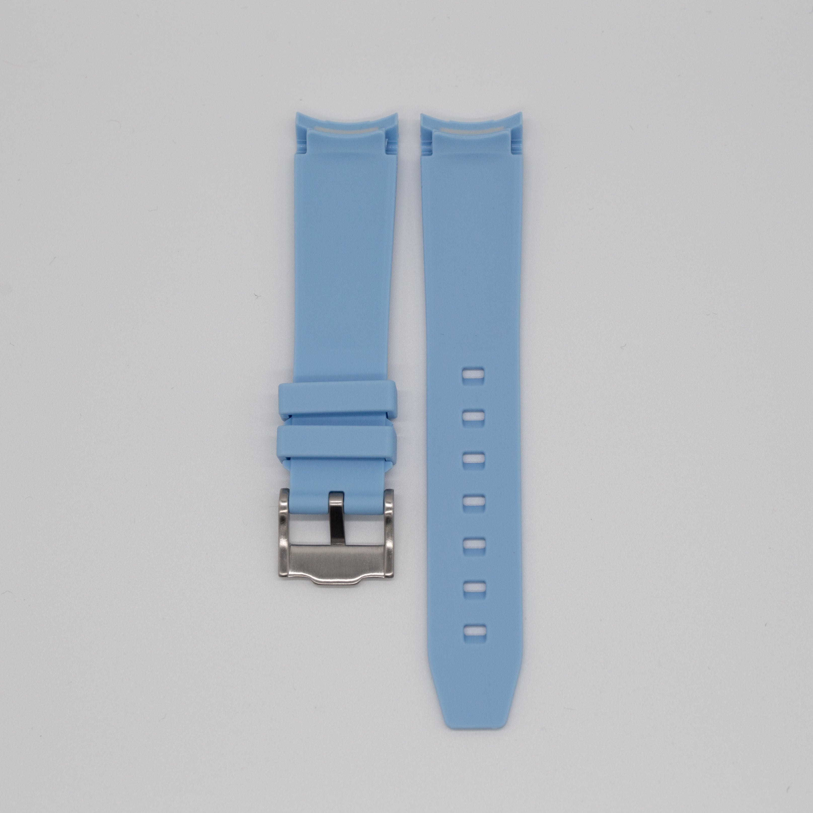 MoonSwatch Sleak Luxury Strap Sky Blue