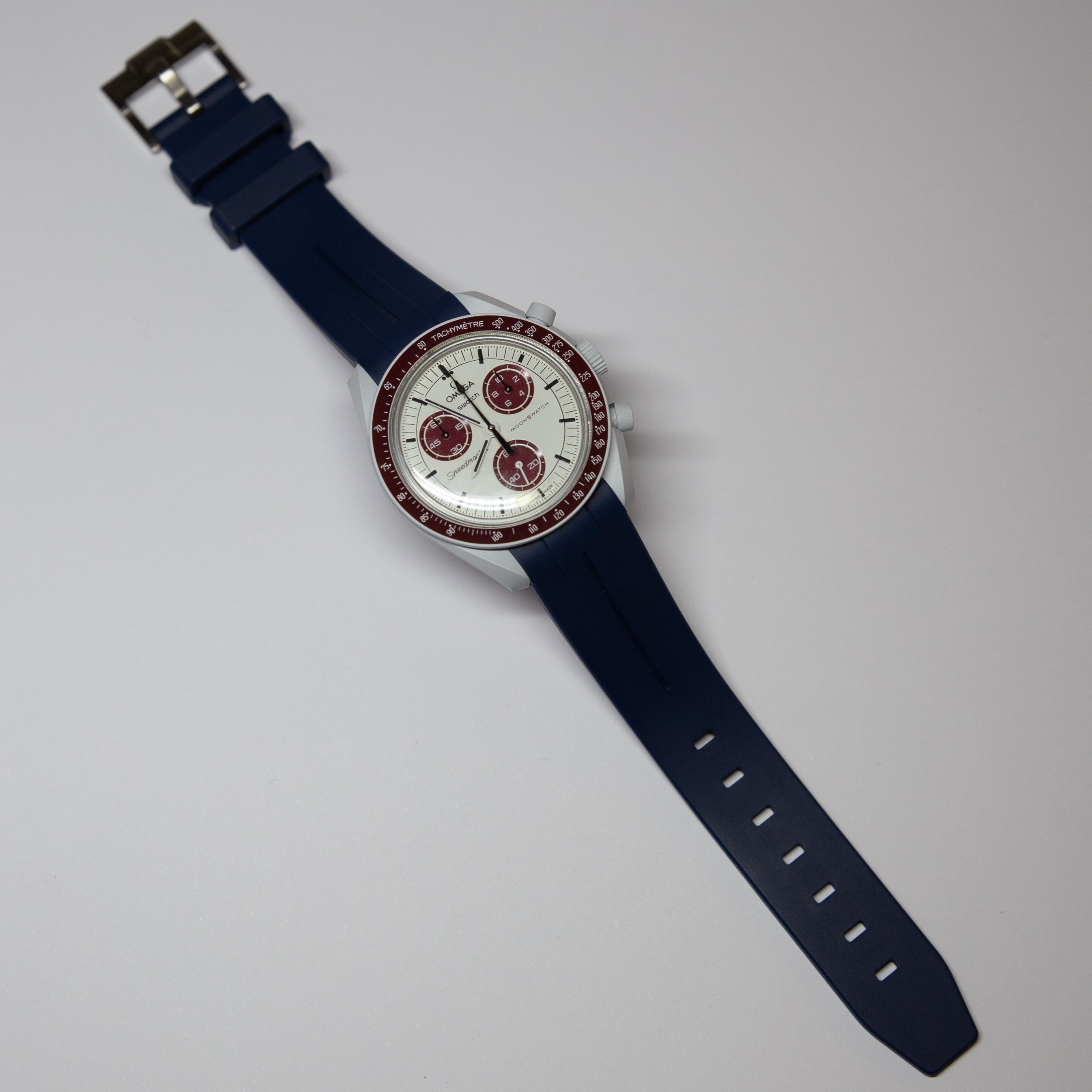 MoonSwatch Luxury Strap Dark Blue