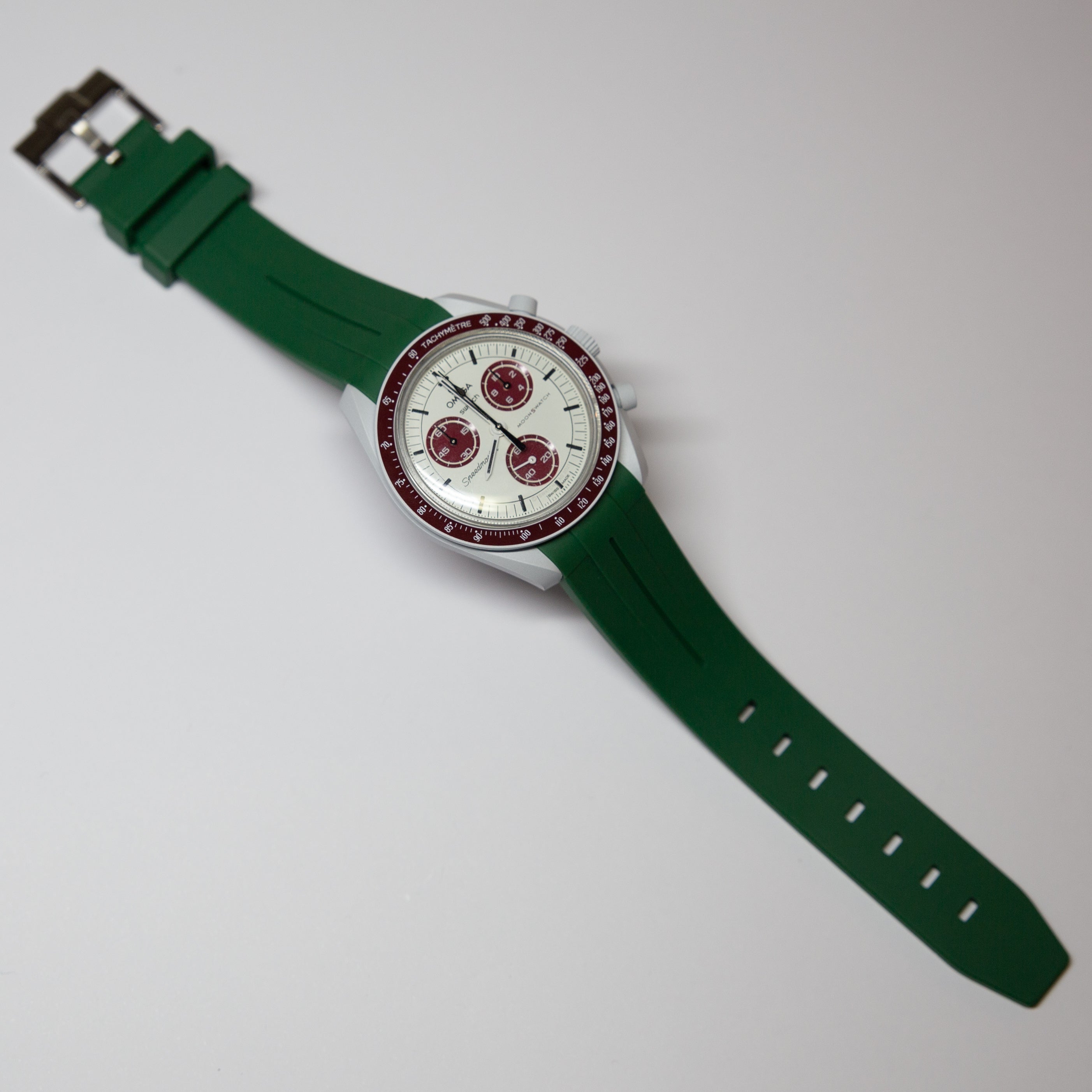 MoonSwatch Luxury Strap Dark Green