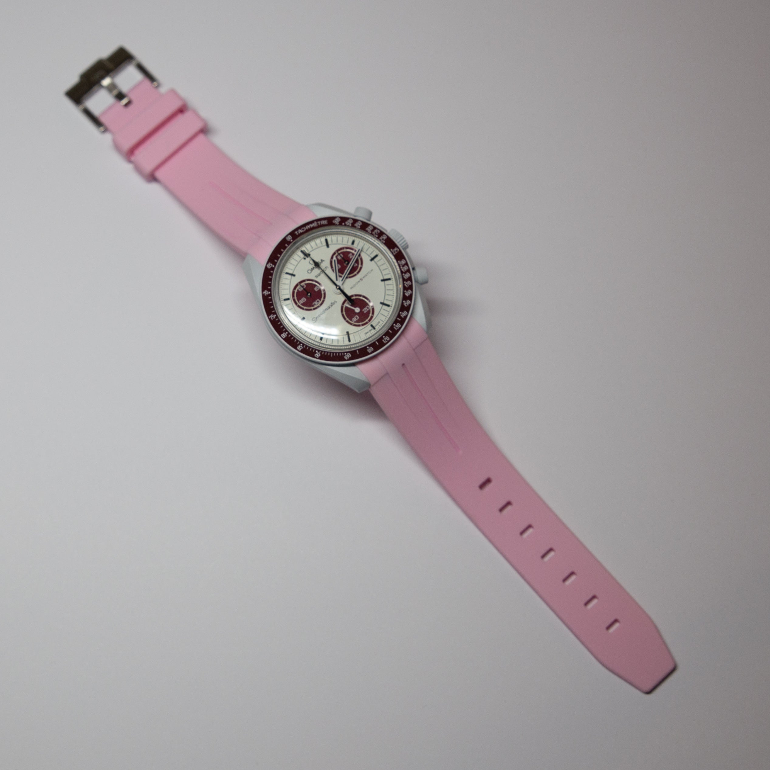 MoonSwatch Luxury Strap Pink