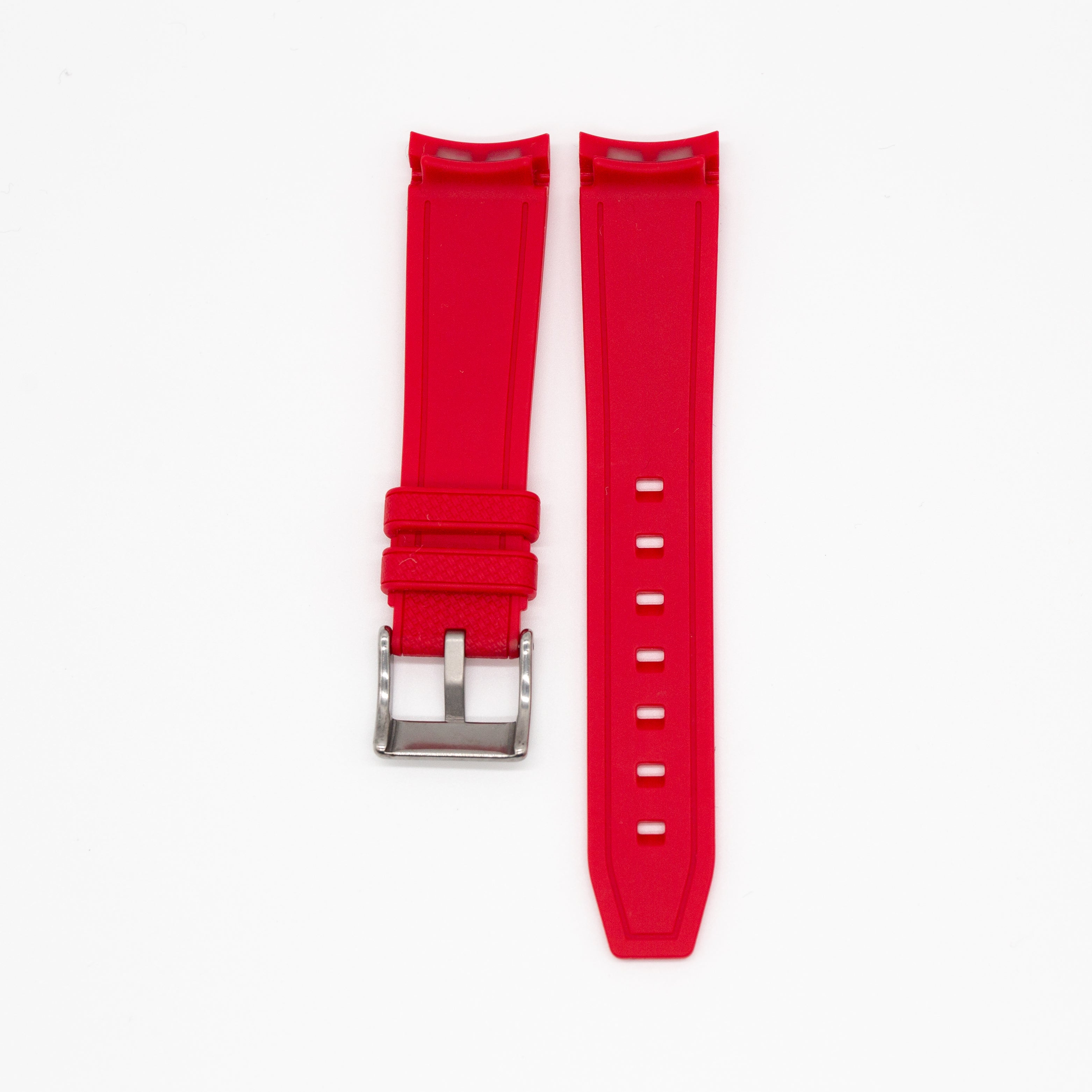 MoonSwatch Knitted Style Strap Red