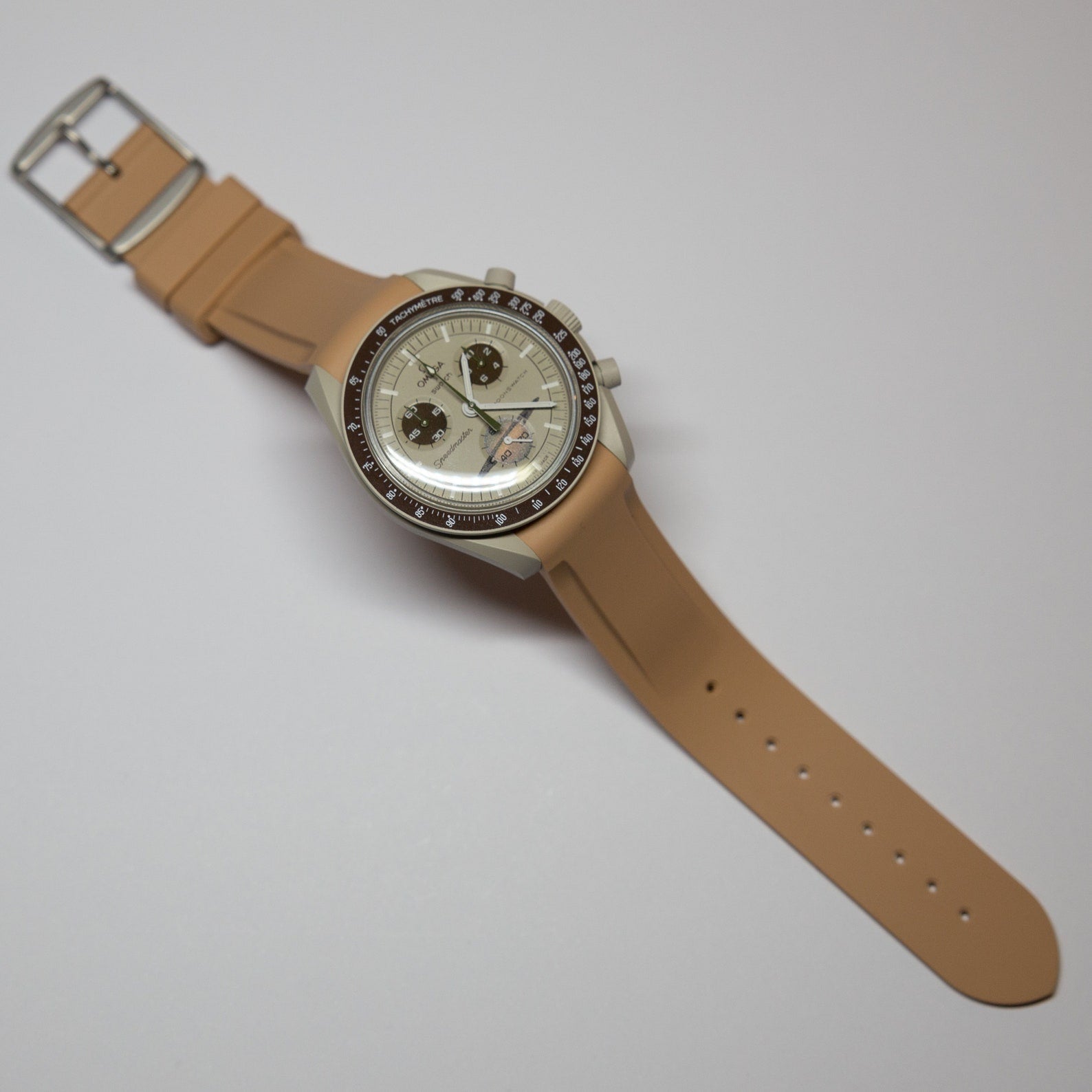 MoonSwatch Classic Strap Light Brown