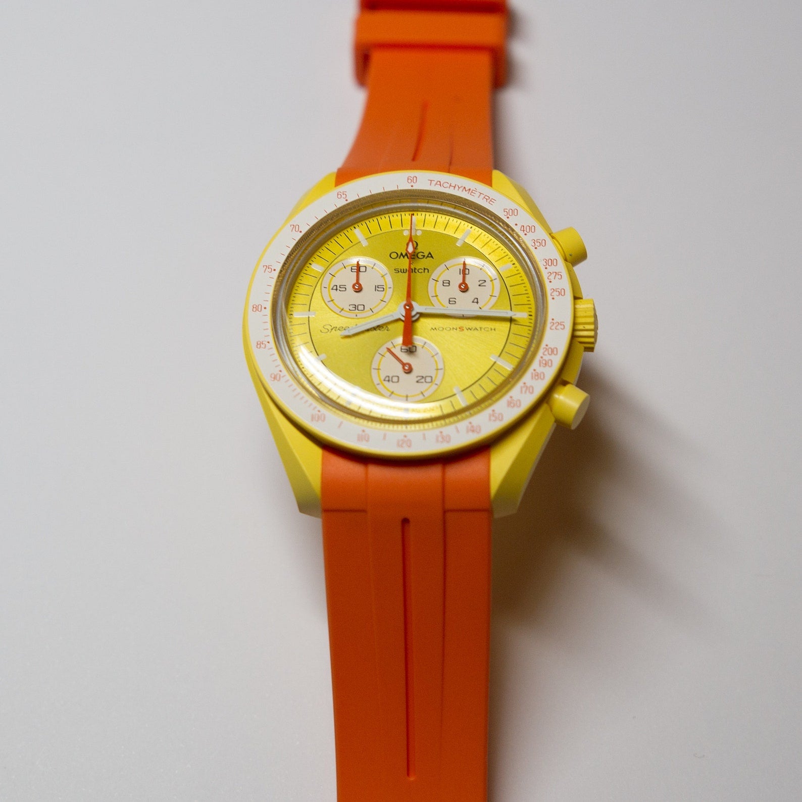 MoonSwatch Luxury Strap Orange