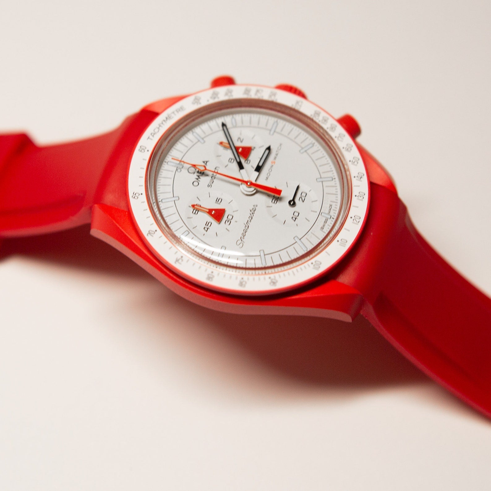 MoonSwatch Classic Strap Red