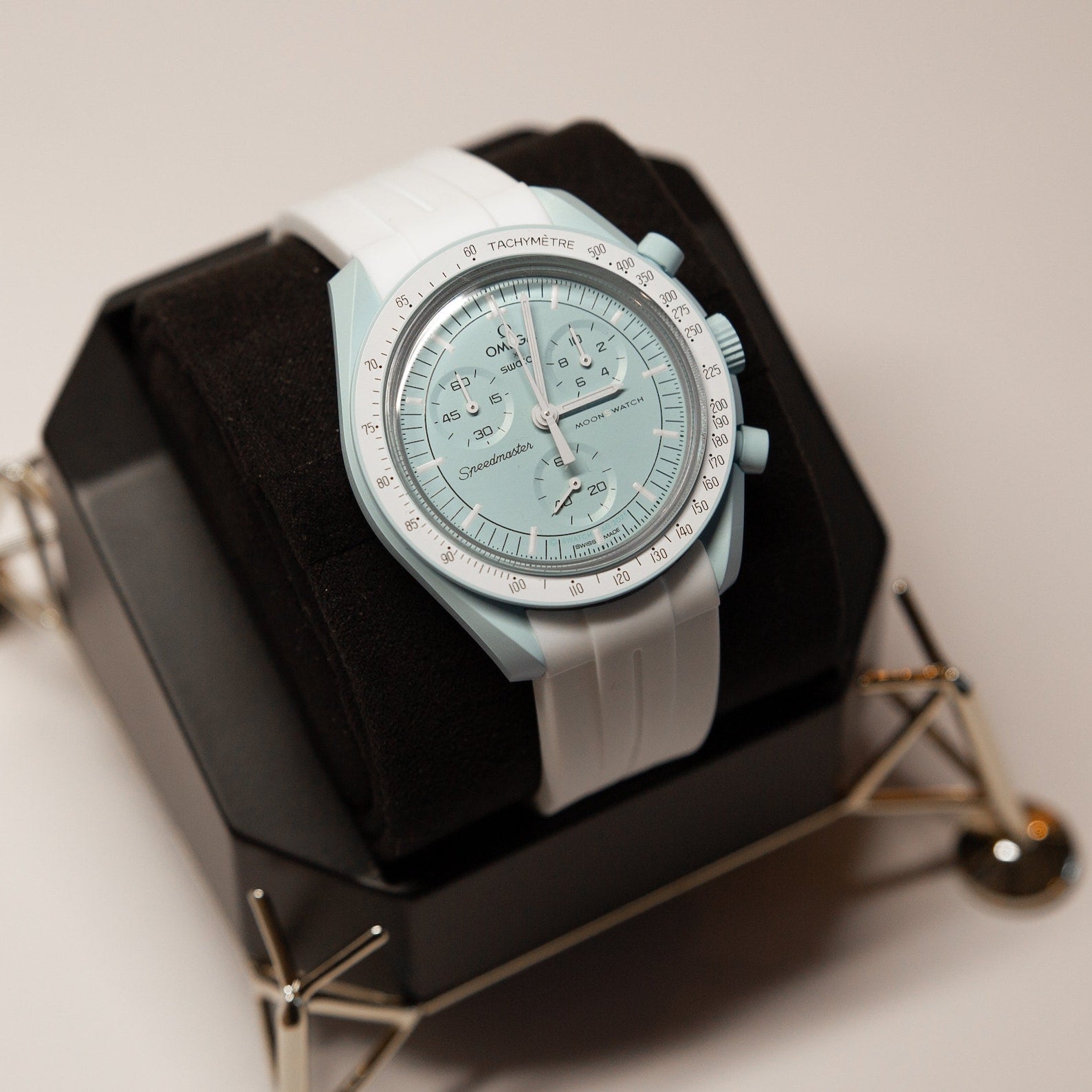 MoonSwatch Luxury Strap White